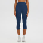 Women's High-Waist Yoga Knee Pants