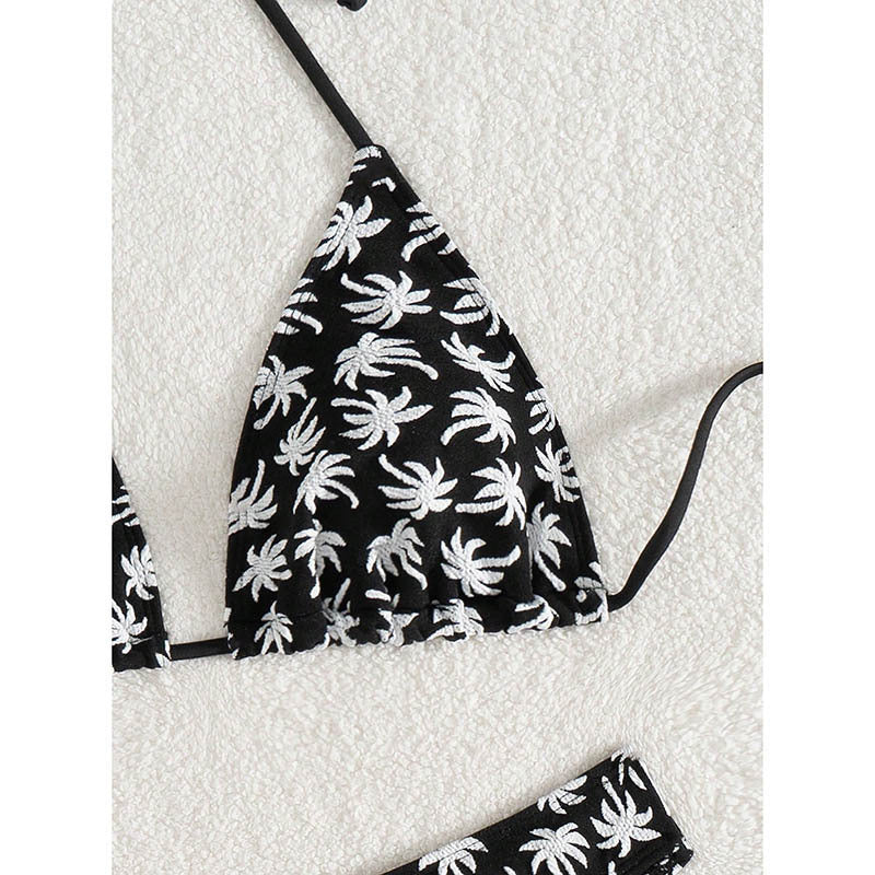 Printed Split Bikini Swimwear