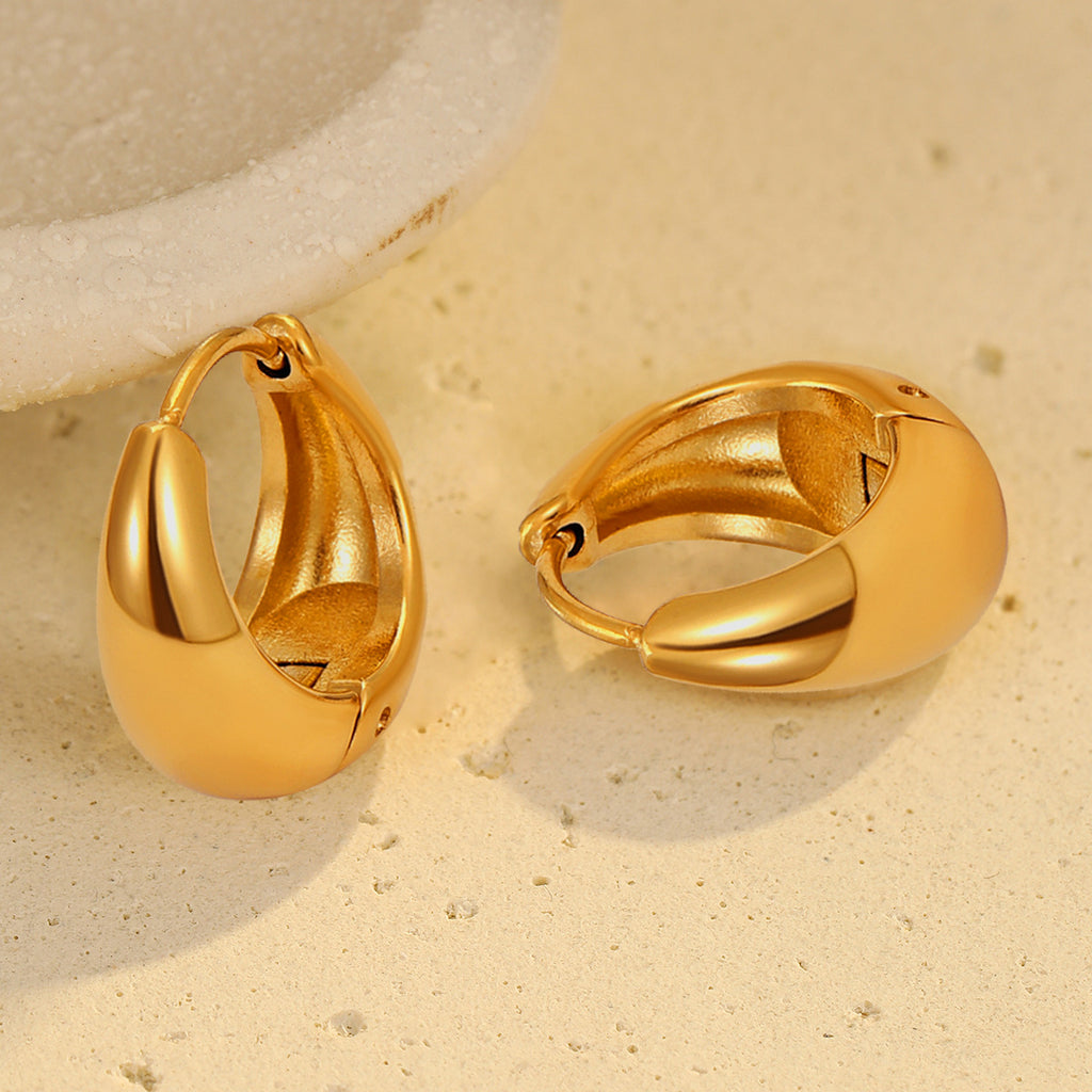 Vintage Stainless Steel Ear Clips
