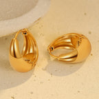 Vintage Stainless Steel Ear Clips