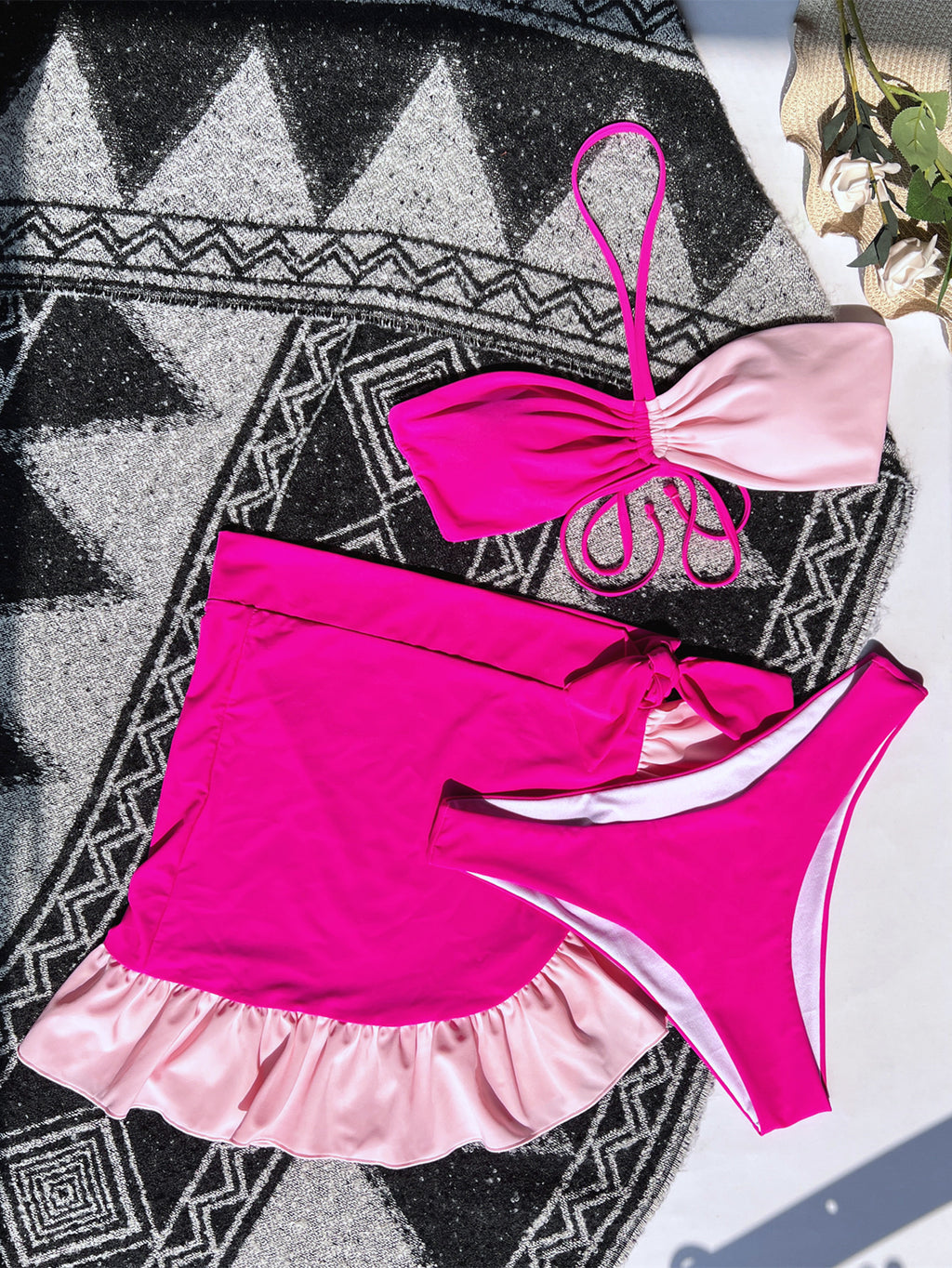 Three One-piece Swimwear