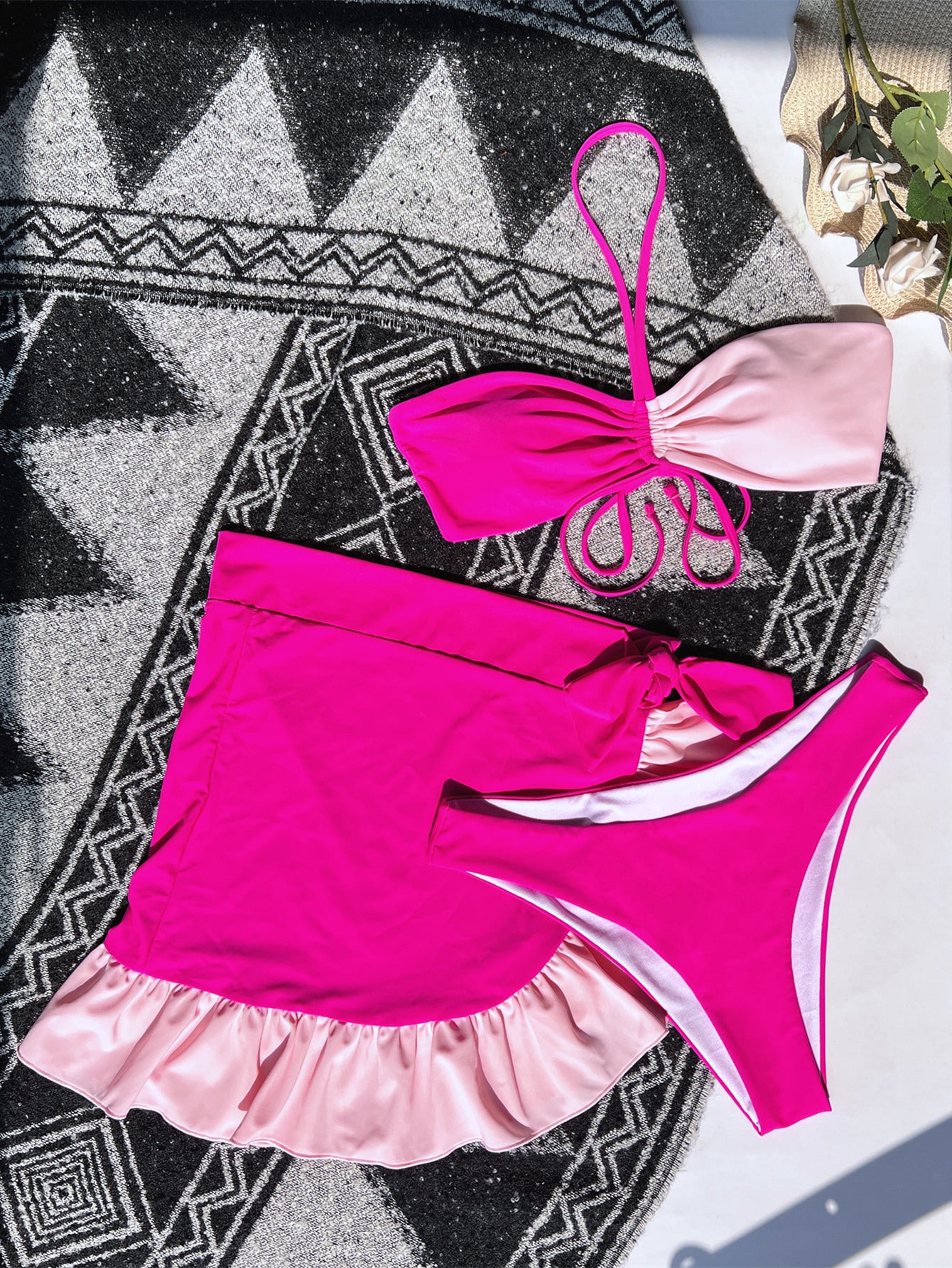 Three One-piece Swimwear