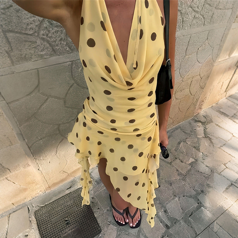 Women's Halter Sleeveless Dress