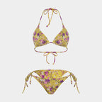 Yellow Purple Bikini