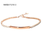 Rose Gold Curved Bracelet