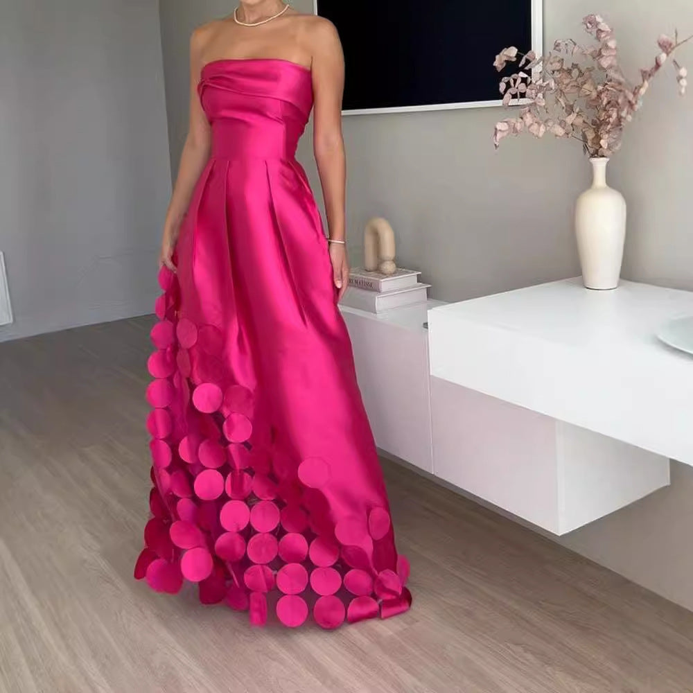 Women's Satin Evening Dress