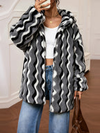 Wavy Gray Rabbit Fur