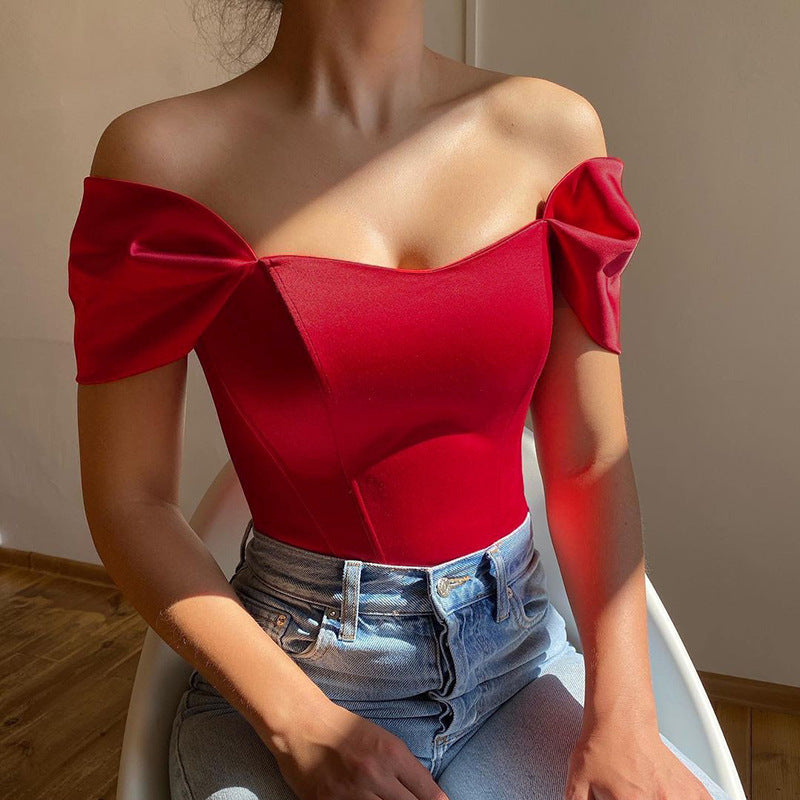 Women's Satin Tube Top
