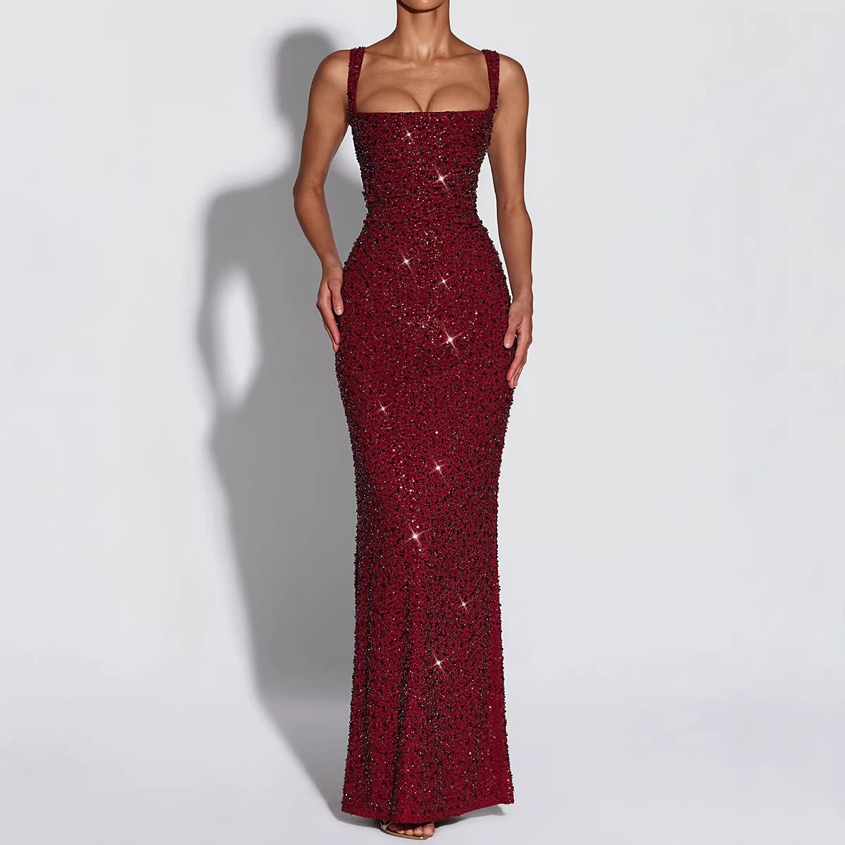 Women's Backless Maxi Dress