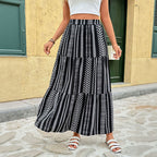 Women's Geometric-Print Maxi Dress