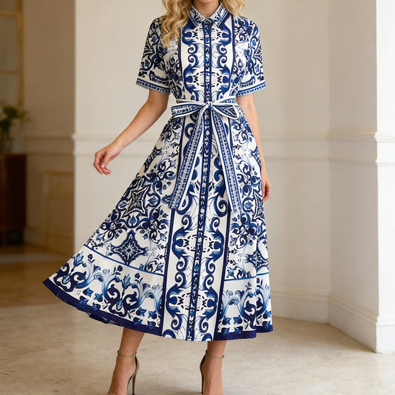 Women's Short Sleeve Summer Dress