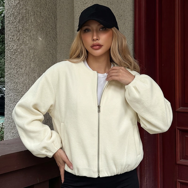 Wool-Blend Varsity Jacket