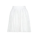 Short Model in White Color Skirt