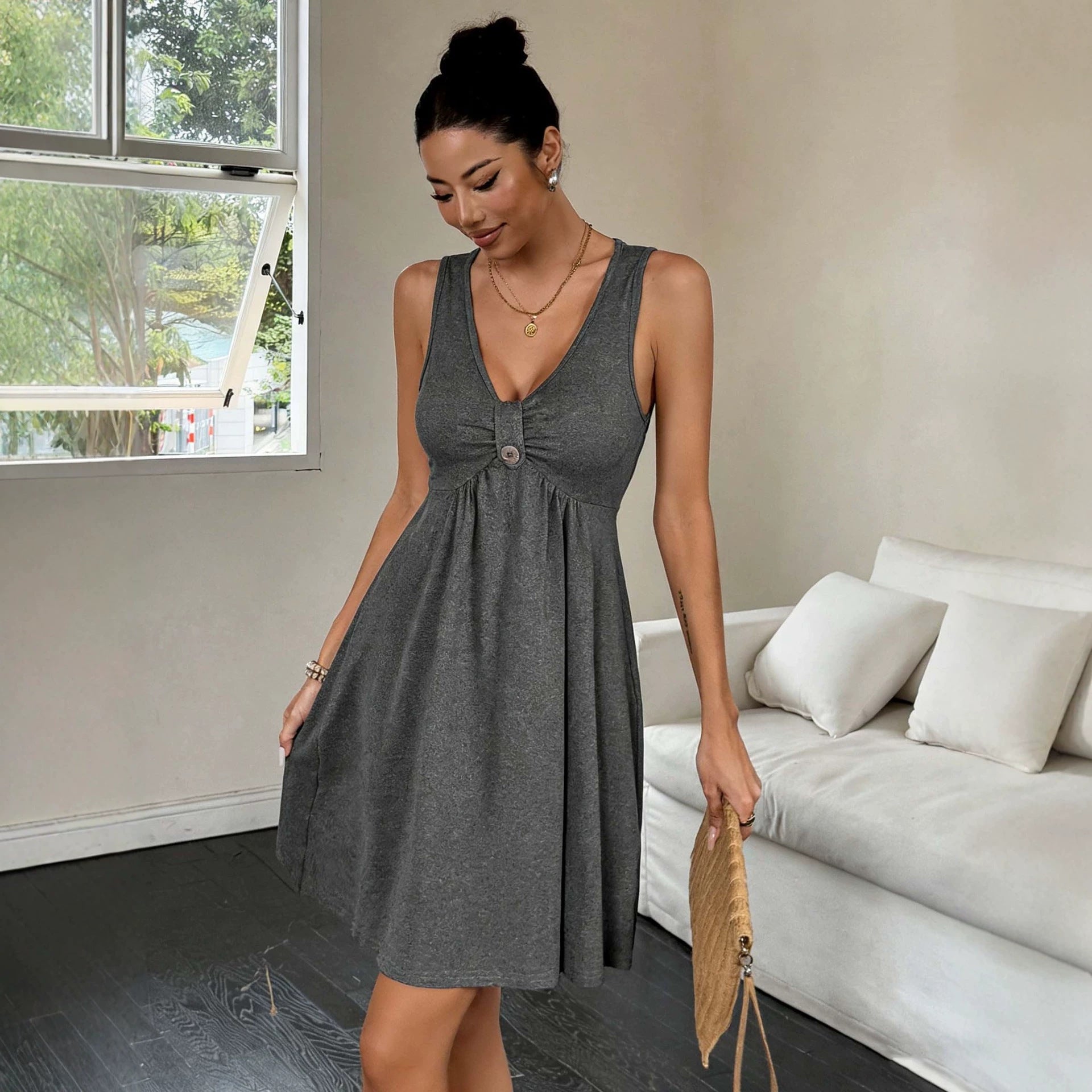 Women's Sleeveless Casual Dress