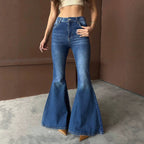 Women's High-Waist Flared Jeans