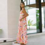 Summer Bohemian Vacation Beach Loose Strap Dress