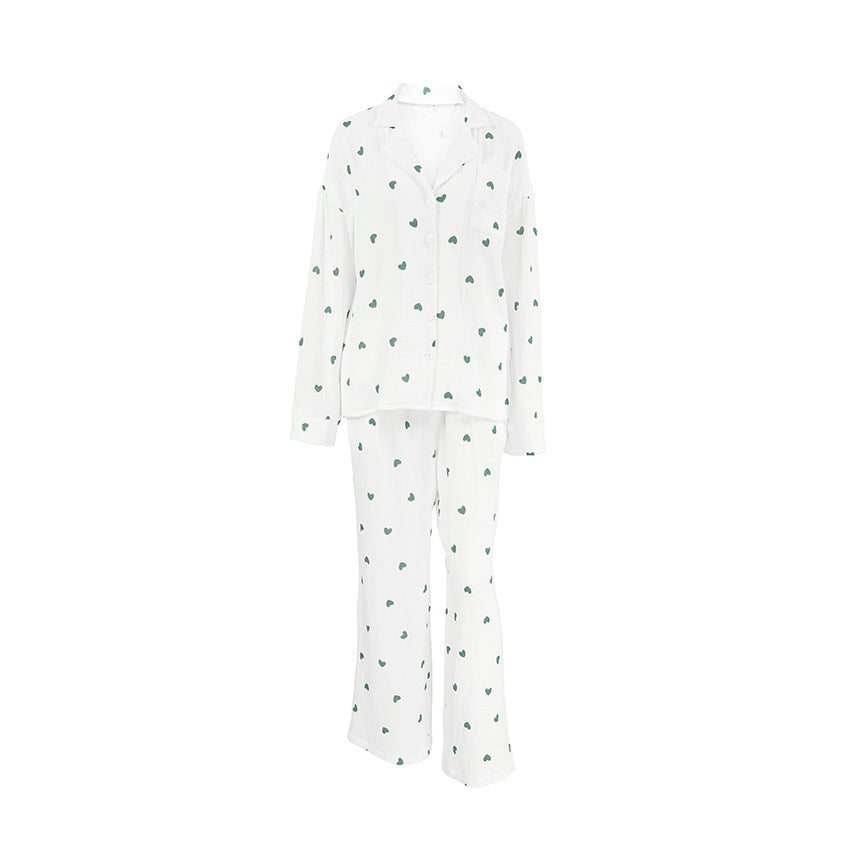 Autumn Heart Pajamas Lingerie