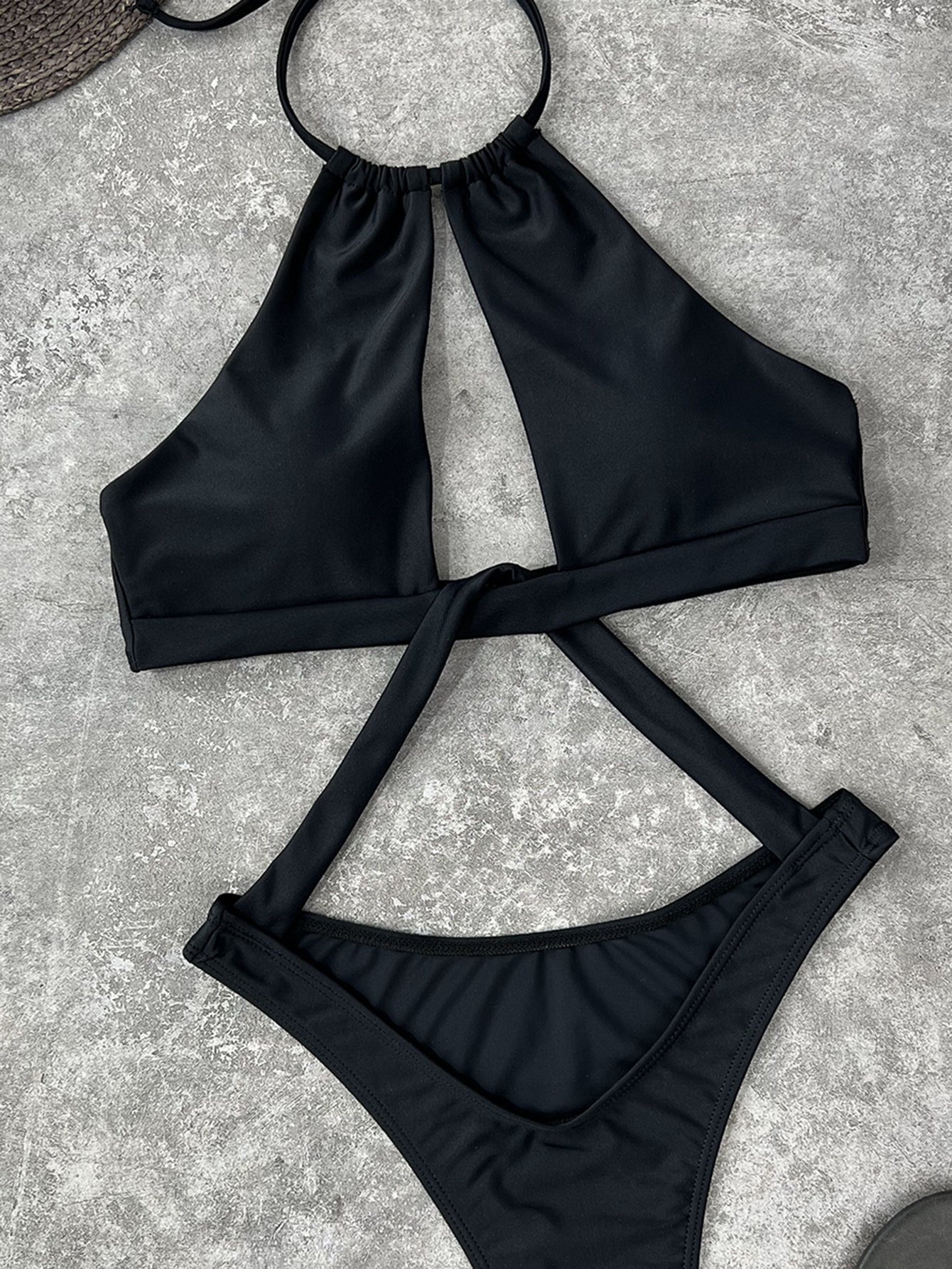 Halter One-piece Swimwear