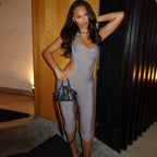 Women's Backless Fitted Jumpsuit