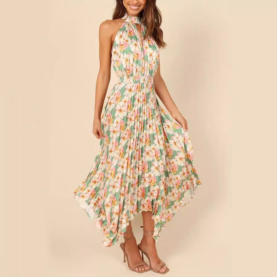 Women's Halter Sleeveless Dress