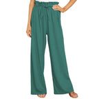 Women's Loose Cotton Linen Wide Leg Pants