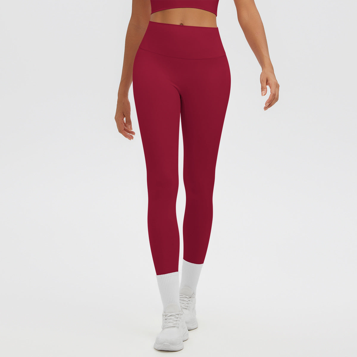 Women's Slim Fit High Elastic Breathable Skin Friendly Yoga Pants Women Casual Pants For Sports Running Fitness With High Waist Hip
