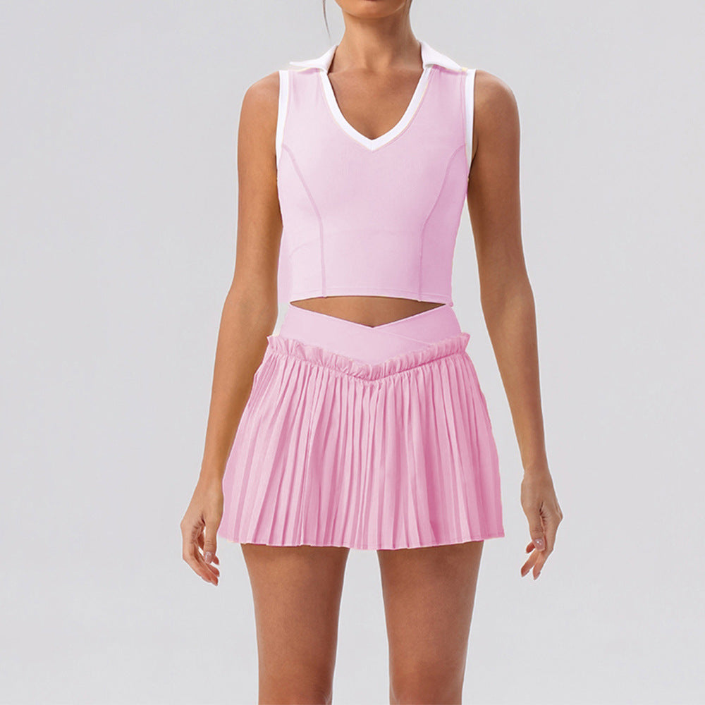 Women's Yoga Bra & Skirt Set