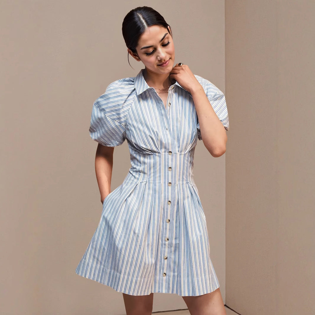 Women's Mini Striped Dress