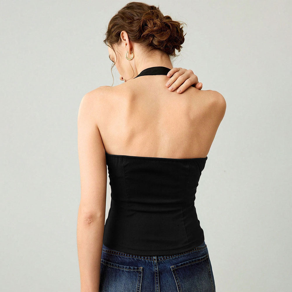 Women's Halter Training Vest Top