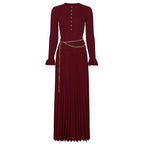 Wine Red Suit Belt