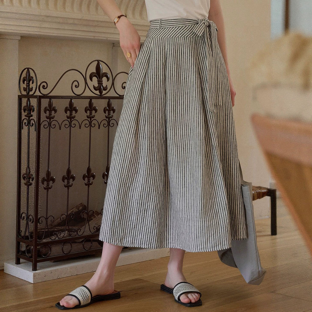 Small A line Draping Skirt High Grade Summer Office Women Skirt