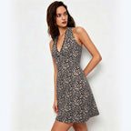 Women's Lace Halter Dress
