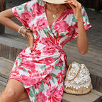 Summer Women Clothing One Piece Printing Dress