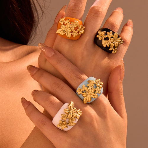 Floral Design Ring