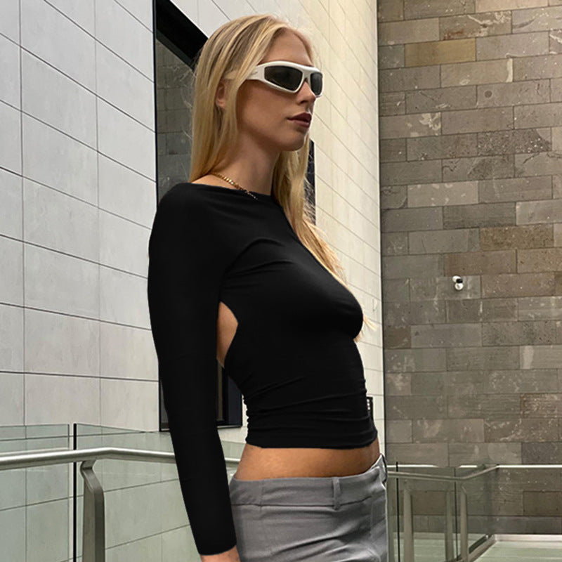 Women's Solid Color Reverse Small T-Shirt