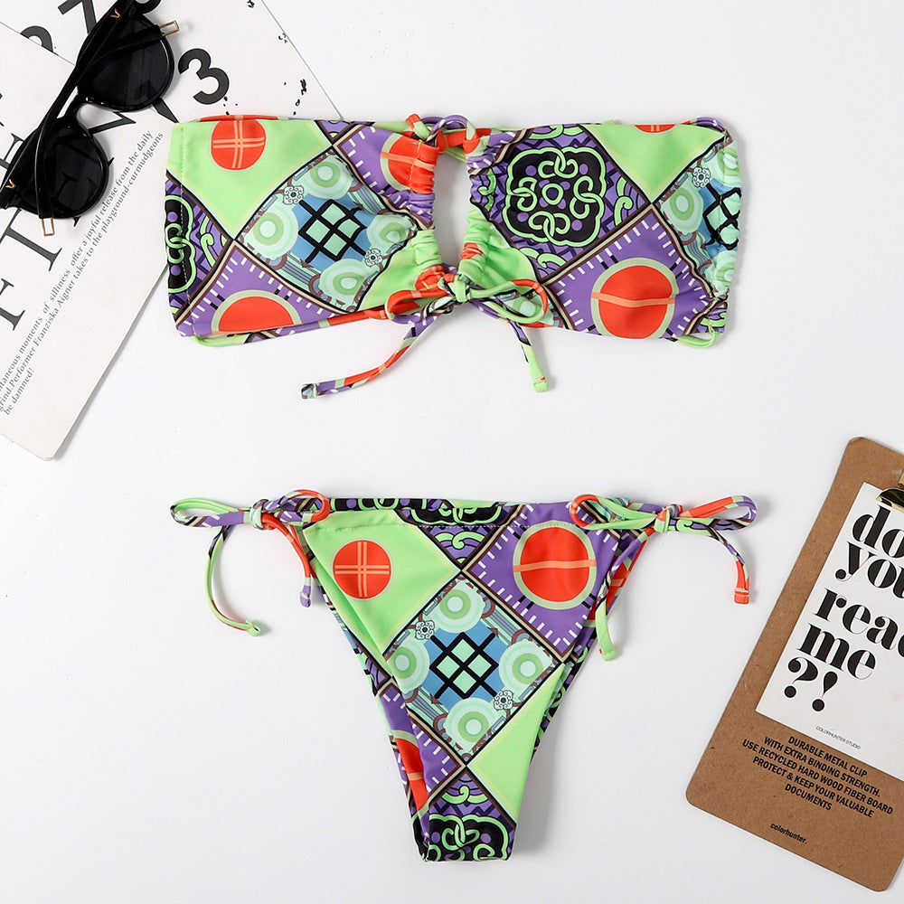 Tube Top Bikini Swimwear
