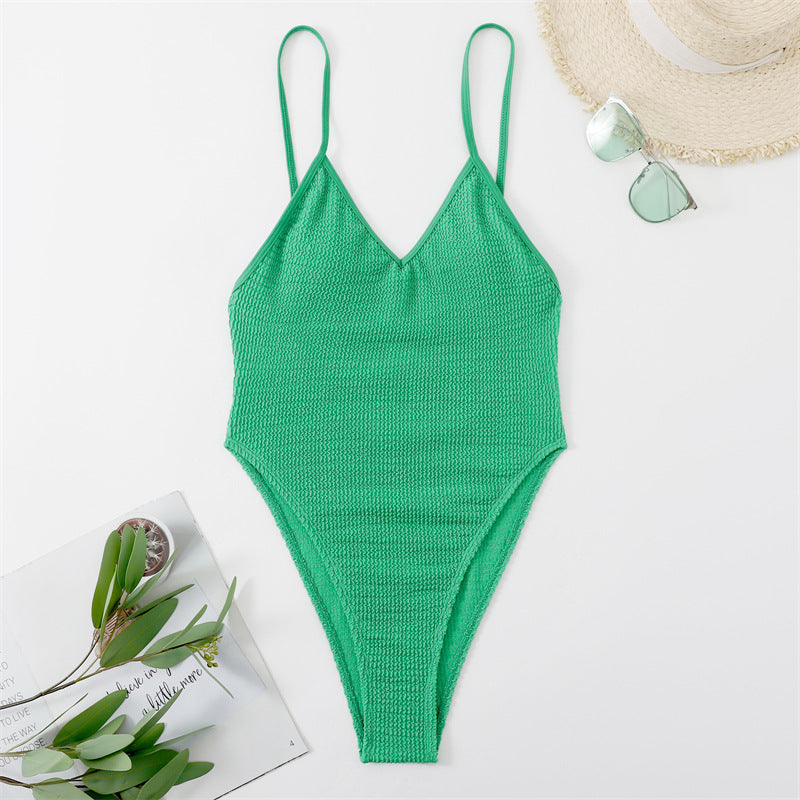 Deep One-piece Swimwear