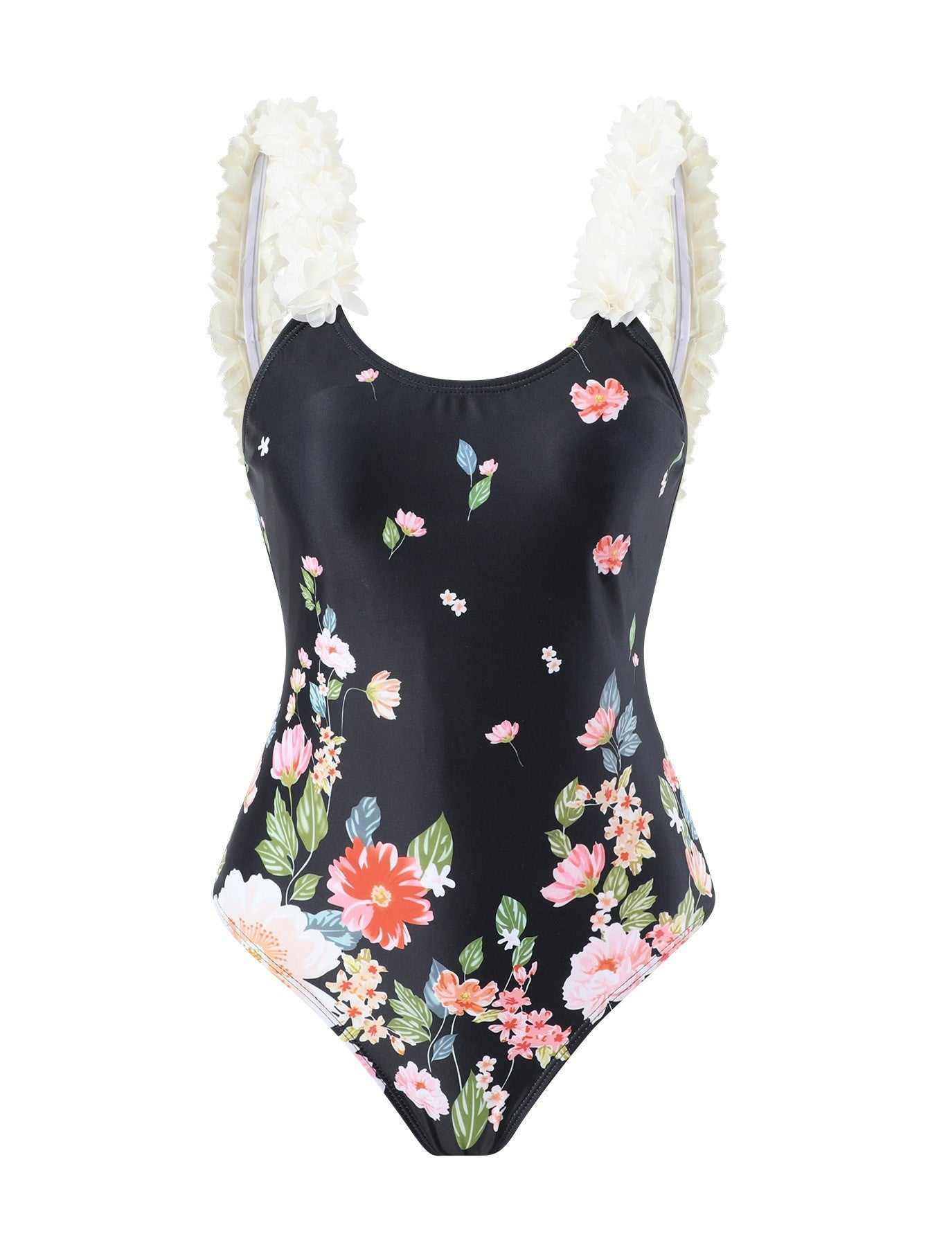 Printed Skirt One-piece Swimwear