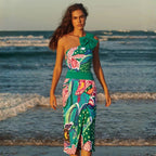 Shoulder One-piece Swimwear