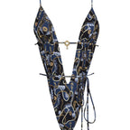 Deep Plunge One-piece Swimwear