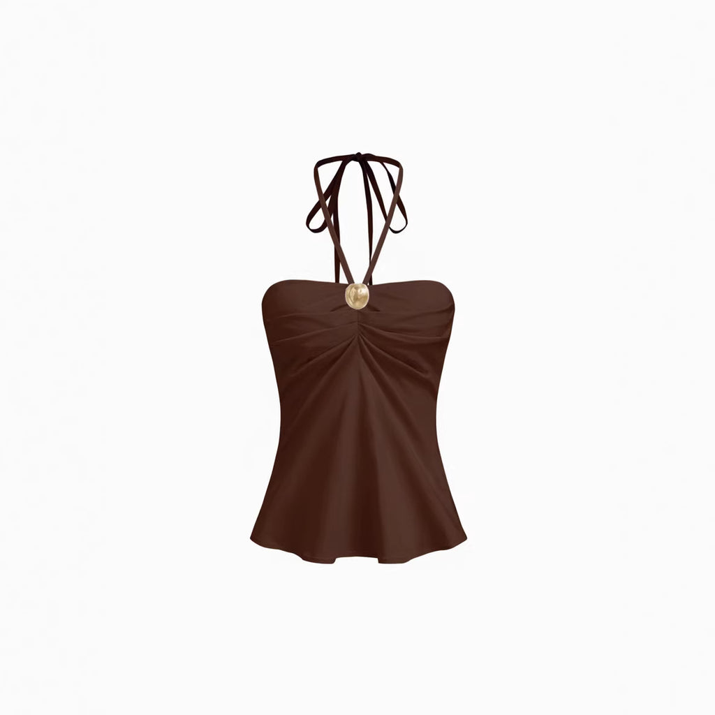 's Loose Sling Top Spaghetti Strap Tube Top Halter Sling