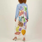 Autumn Personalized Printed Long Single Breasted Long Sleeve Shirt for Women