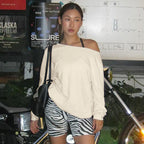 Women's 's Casual Loose Long-Sleeve Solid Top
