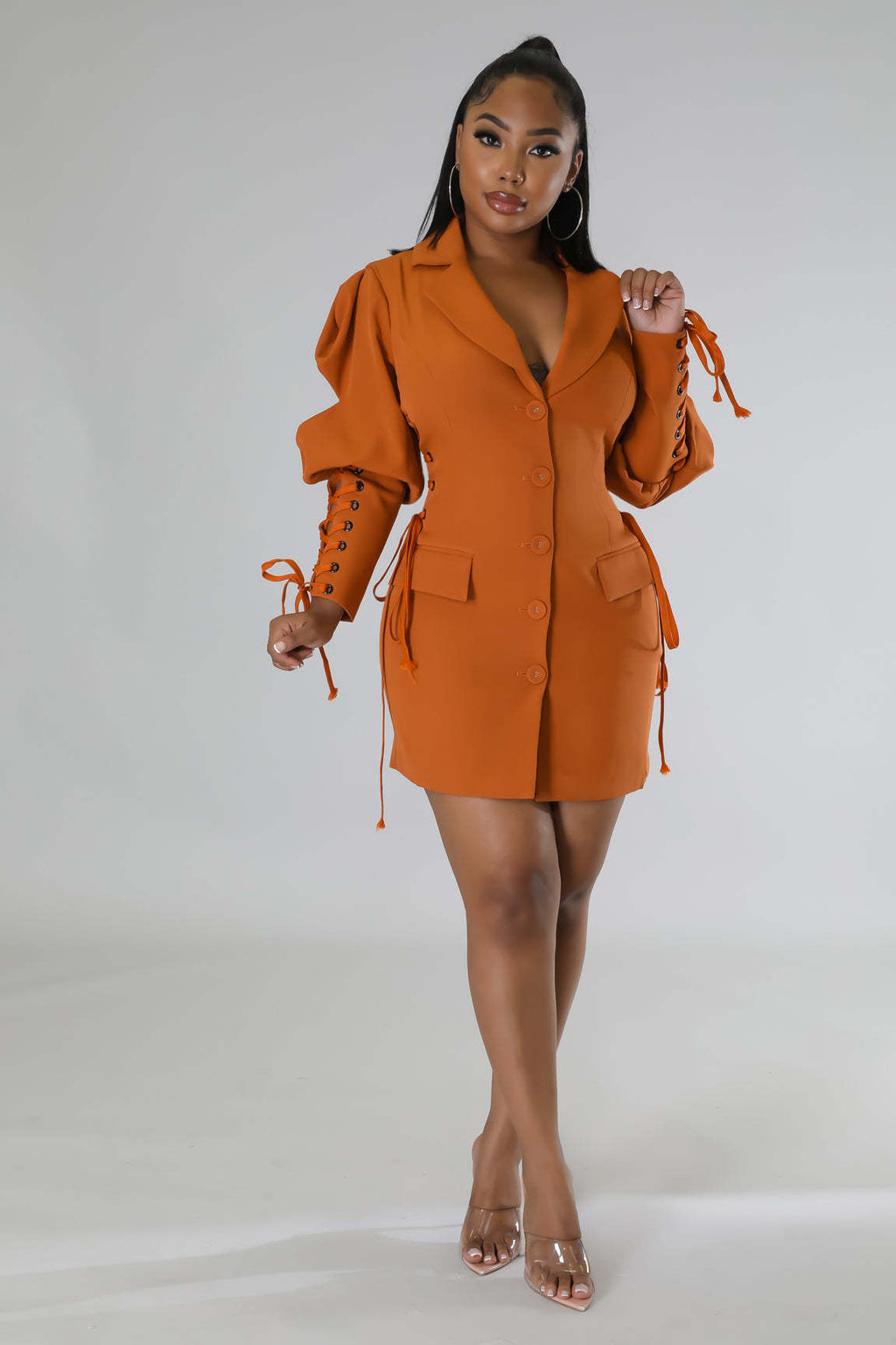 Autumn Winter Tied Dress