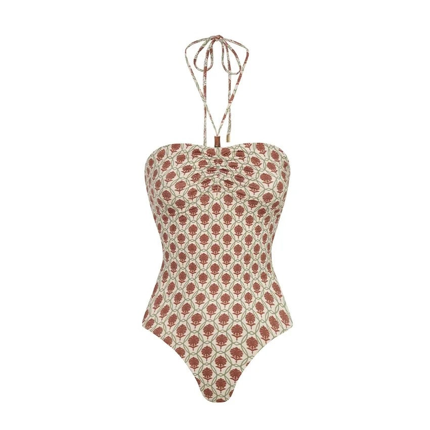 polka dot swimsuit