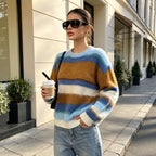 Women's Striped Knit Sweater