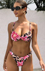 Leopard pink flower