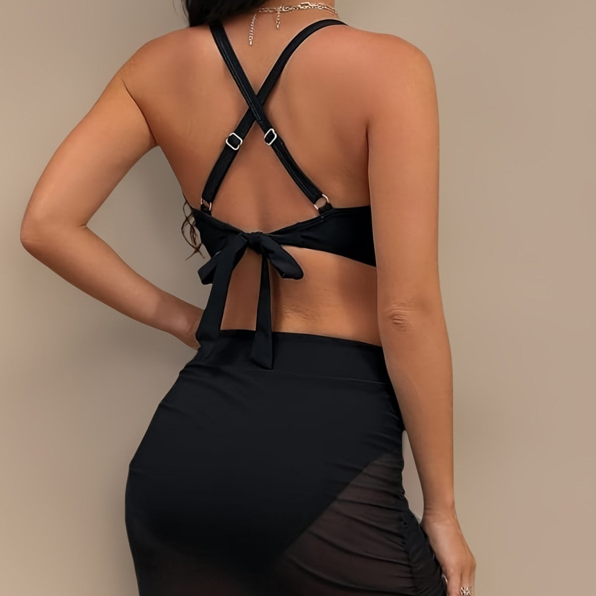 Back Cross Bikini Swimwear