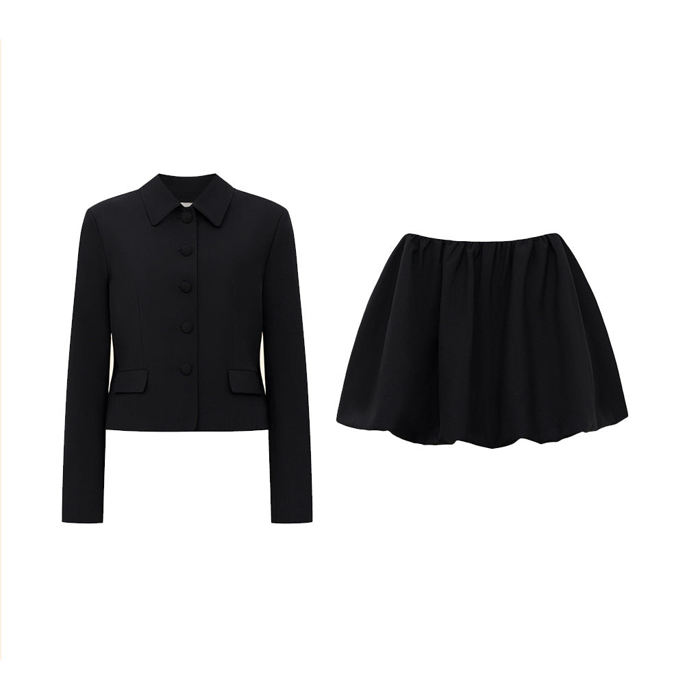Women's Autumn Long Sleeved Office Coordinated Two-Piece Set