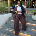 Women's Cardigan & Pants Set